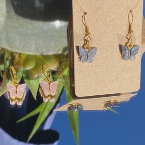 Butterfly Earring Set